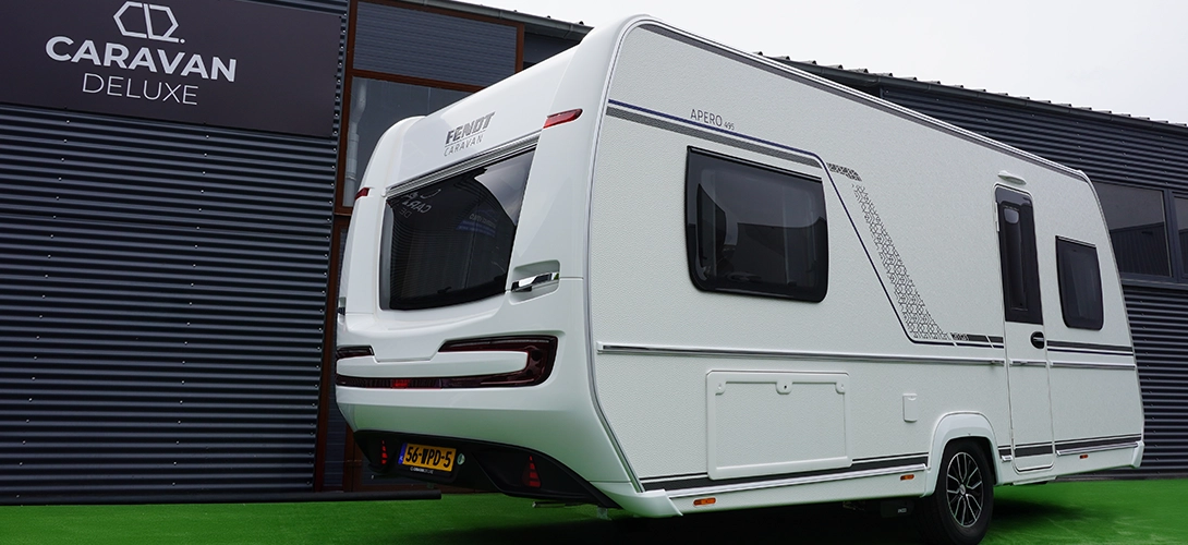 Fendt Apero 495 SG plattegrond Caravan Deluxe caravan huren
